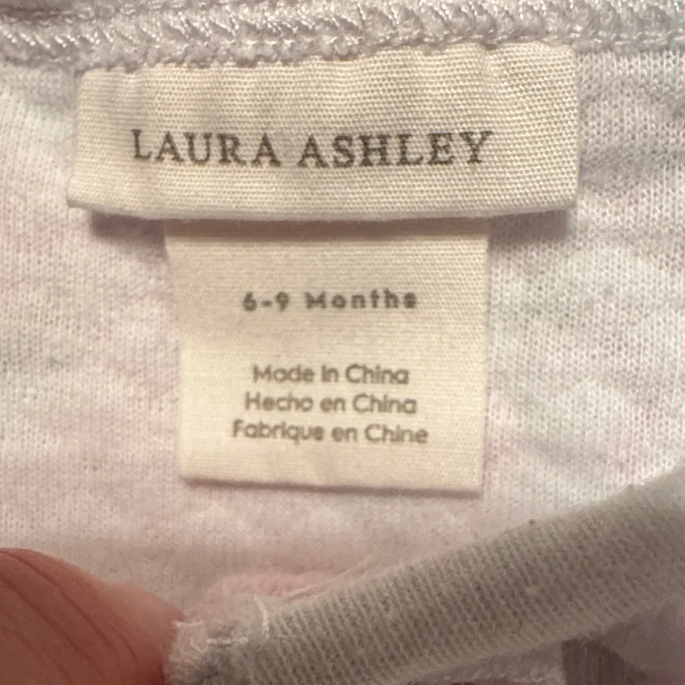 Laura Ashley Pink Floral Quilted Footie
